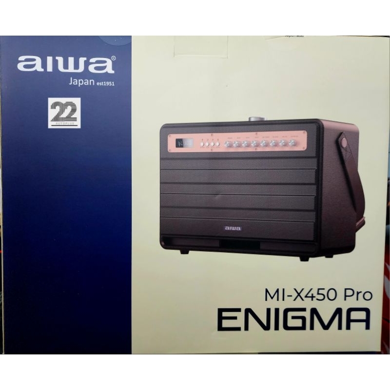 Aiwa ลำโพงบลูทูธพกพา รุ่น MI-X450 Pro Enigma Rose Gold