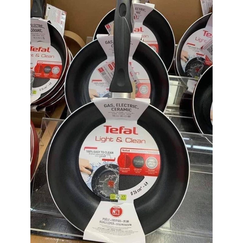 กระทะ Tefal เคลือไทเทไม่ติดกระทะ