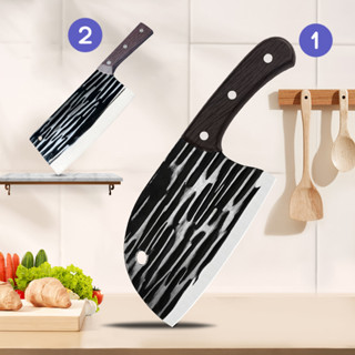 DEMA มีดทำครัว สไตส์ญี่ปุ่น มีดหั่นหมู ทำจากสแตนเลสคุณภาพดี …