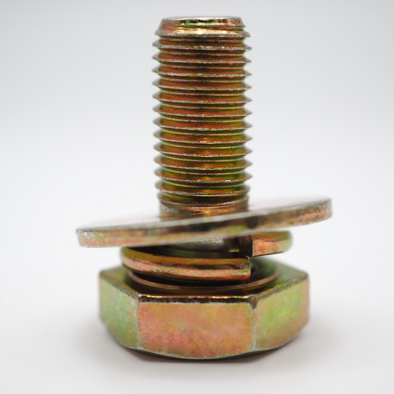 สกรูเกลียวซ้าย 10mm แหวนติด #19 (นอก) สกรู เครื่องตัดหญ้า