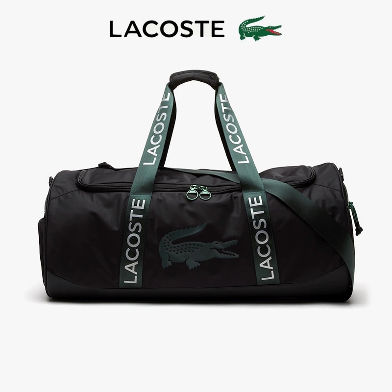 PRE-ORDER LACOSTE L23 French Crocodile Lacoste L23 Racket Duffel Tennis Bag กระเป๋าเดินทางแบบพกพาสไตล์ใหม่แท้