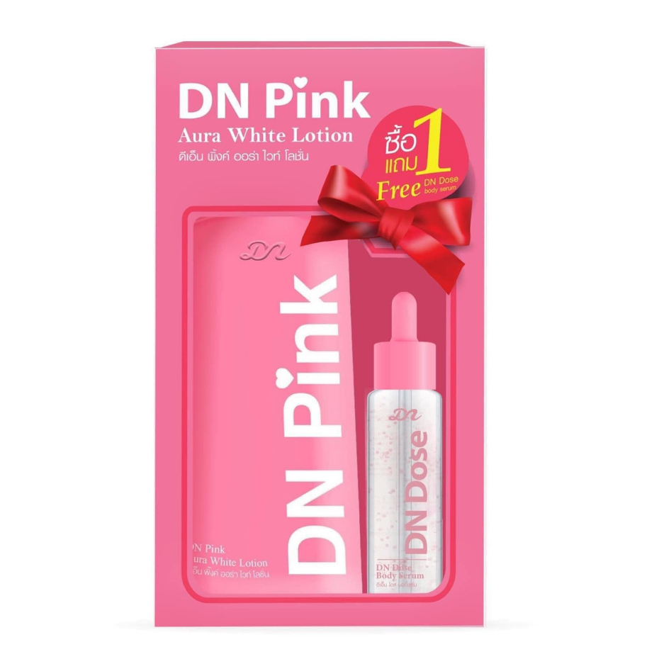 DN Aura​ White​ Lotion ดีเอ็น ออร่าไวท์ โลชั่นบำรุง​ผิว​กระจ่างใส​( แพคเกจใหม่ )