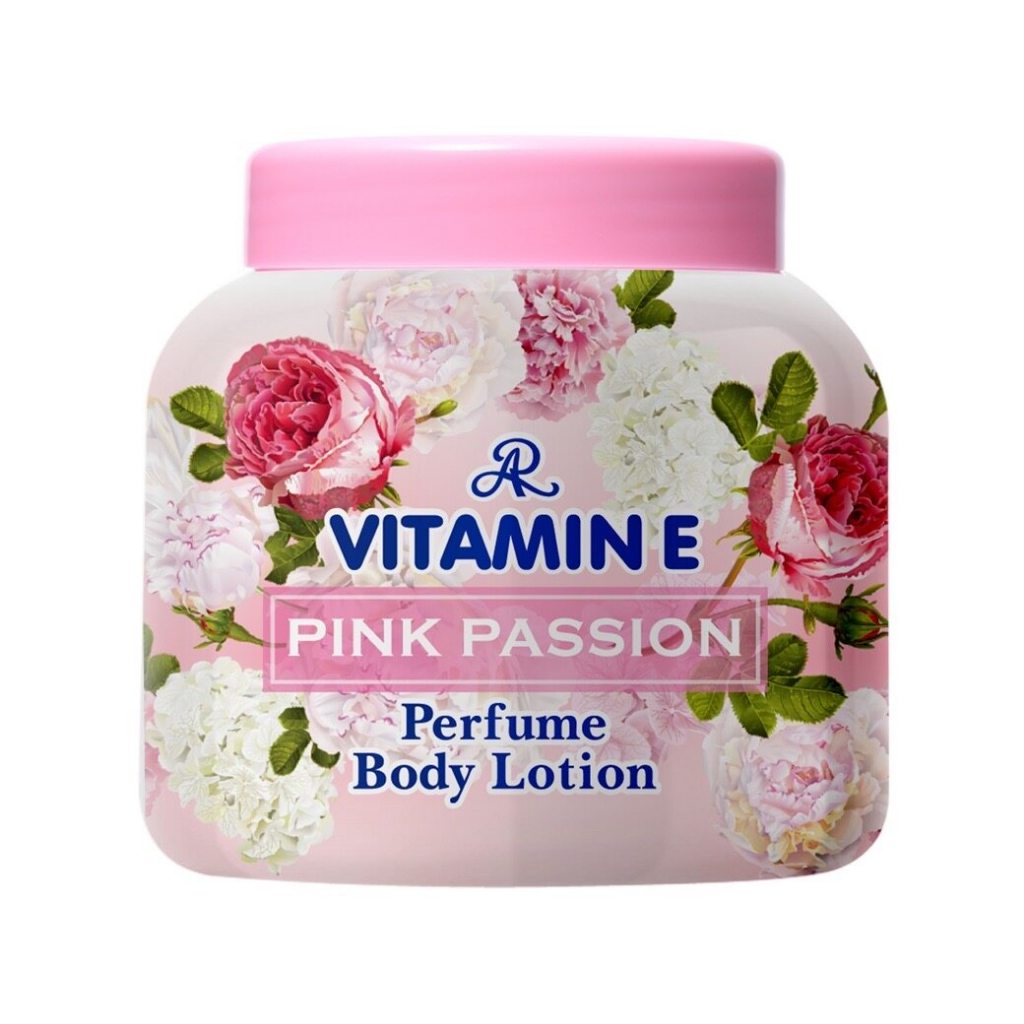 ❤️Love Sale❤️AR Vitamin E Pink Passion Perfume Body Lotion 200 g. เออาร์ วิตามิน อี เพอร์ฟูม บอดี้ โลชั่น พิ้งค์ แพสชั่น