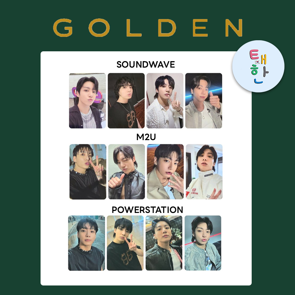 ส่งด่วน ส่งทันที [BTS] PHOTOCARD EVENT JUNGKOOK Solo Album 'GOLDEN'(LUCKY DRAW)