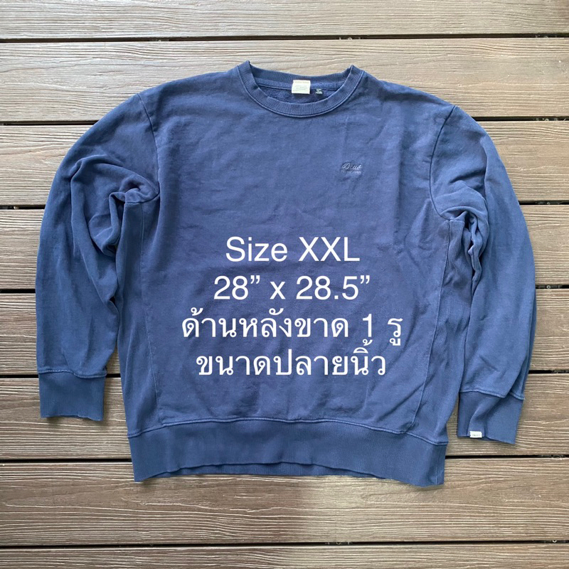 เสื้อกันหนาว สเวตเตอร์ มือสอง Deus Ex Machina Motorcycle ของแท้