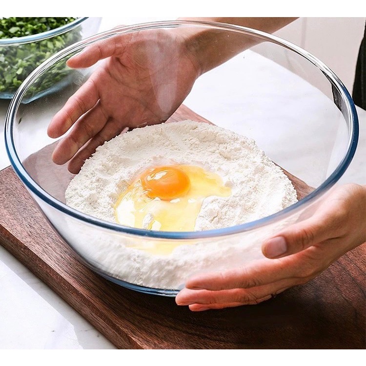 ชาม ผสม แก้วหนา สามารถเข้า ไมโครเวฟ ทนความร้อนได้ -20° ถึง 400°