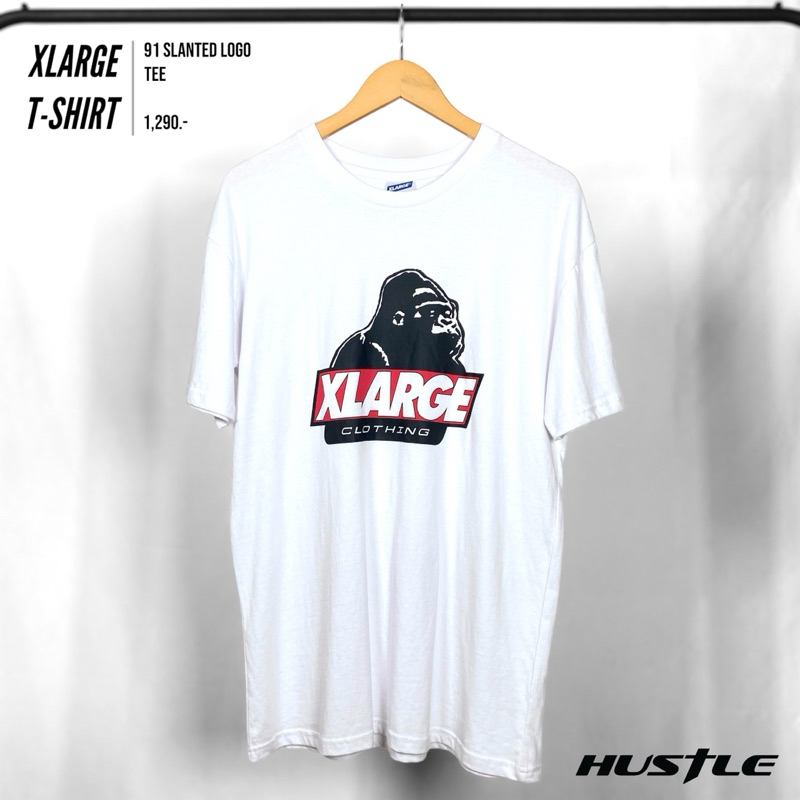 [Hustle.store]เสื้อยืด XLarge 91 Slanted Logo T-Shirt มือ1ของแท้พร้อมส่ง‼️‼️‼️‼️‼️‼️‼️‼️