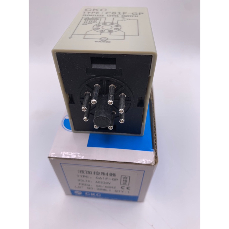 CKC แท้  C61F-GP Level Switch  AC220V รีเลย์ ระดับสวิตช์ระดับ สวิตช์ควบคุมระดับน้ำ ปั๊ม สวิตช์อัตโนมัติ พร้อมฐาน