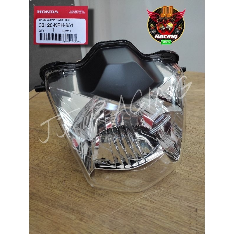 🌟โครมไฟหน้า(แท้‼️)🔥WAVE125R🔥หน้าแหลม🔥เลนส์ใสตาเพชร⚪33120-KPH-651 #37-41