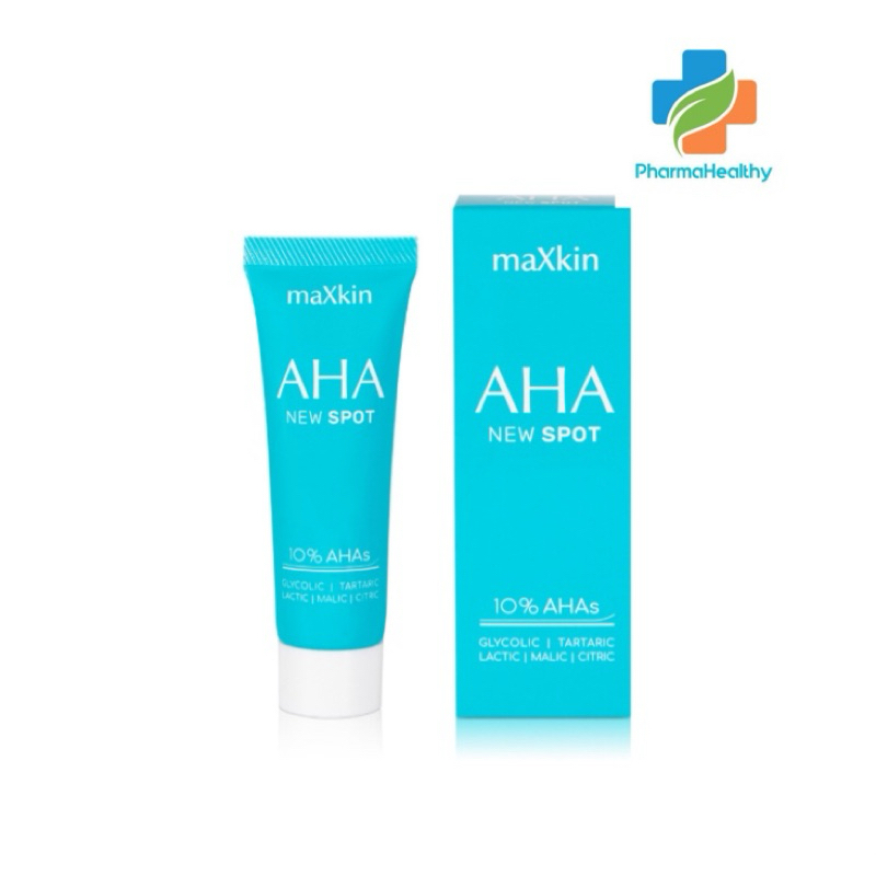 Maxkin AHA New spot 10% 20g/ Vitara AHA 10% ลดฝ้ากระ จุดด่างดำ แผลเป็นรอยดำ