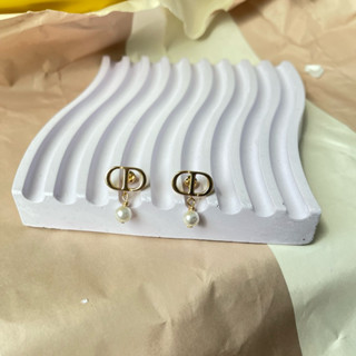 (D9)ต่างหู จีซู รุ่น PETIT EARRING งานHINED (มุกเดี่ยว)