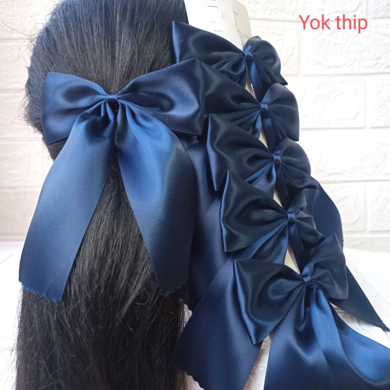 S**กิ๊บหนีบ**กิ๊บสปริง**(ได้6ชิ้น) โบว์นักเรียน ถูกระเบียบมัธยม โบว์เด็กโต ริบบิ้น 2นิ้ว มัธยม วัยรุ่น เครื่องประดับผมดี