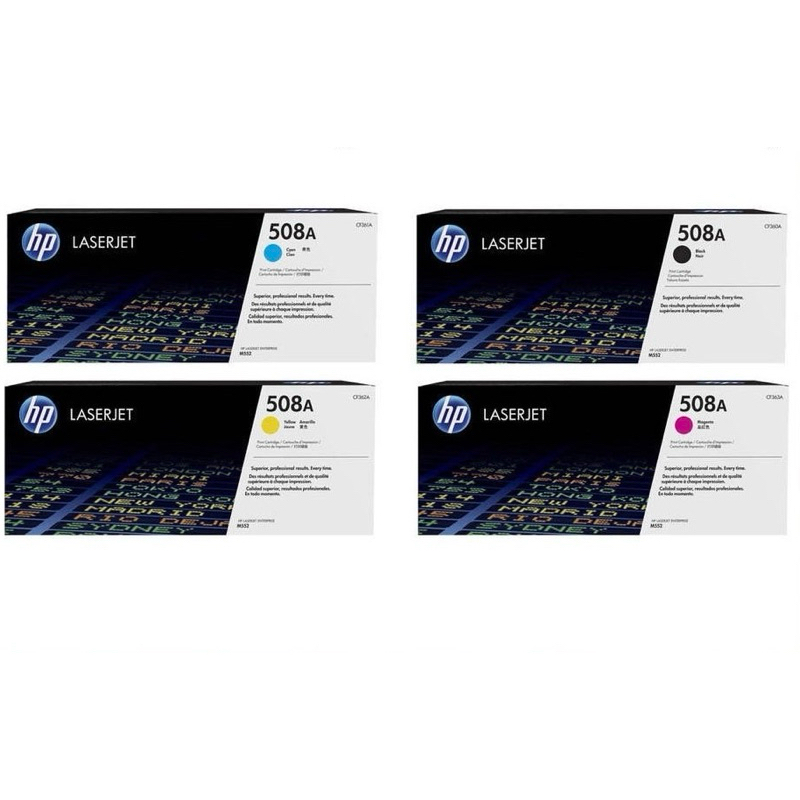 หมึกพิมพ์แท้ โทนเนอร์ HP508A /CF360A,CF361A,CF362A,CF263A,