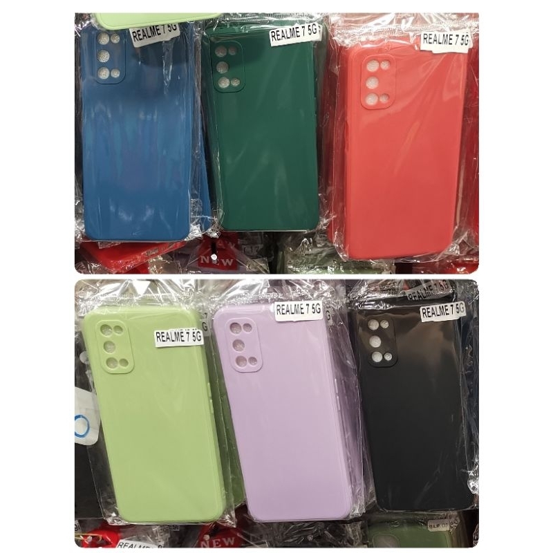 Realme7 ✨พร้อมส่งใน🇹🇭✨เคสTPU​นิ่ม​สีพาสเทลคลุมกล้อง For​ Realme7 5G / Realme 7 5G