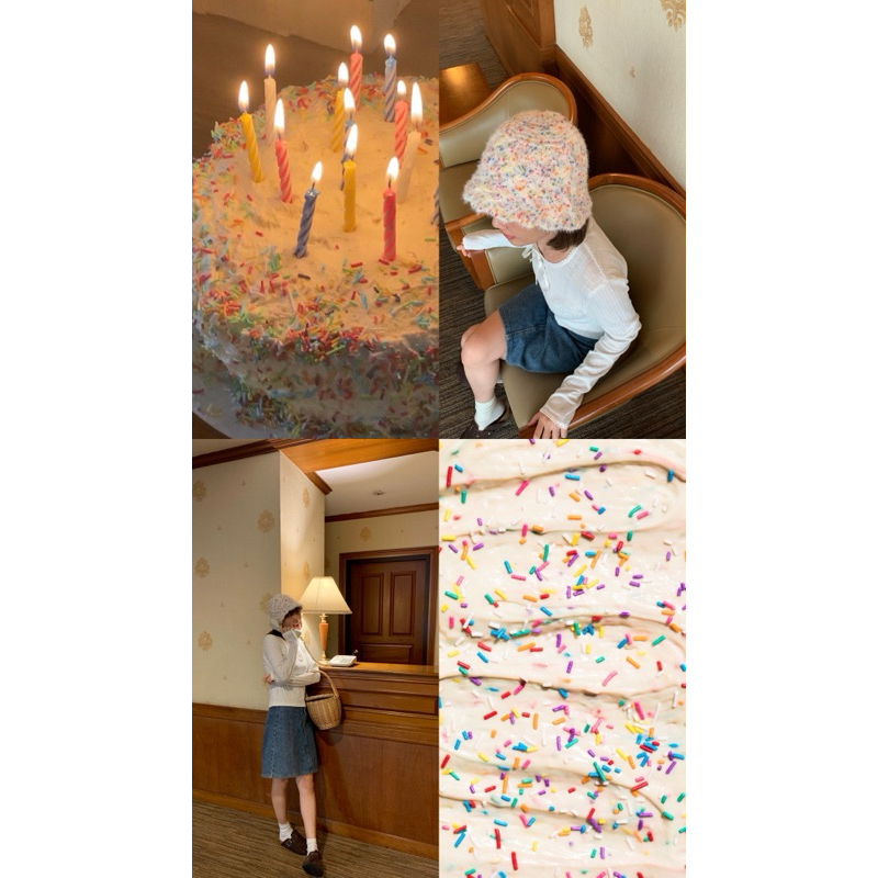 Tinytreetown - Icing sugar knit hat