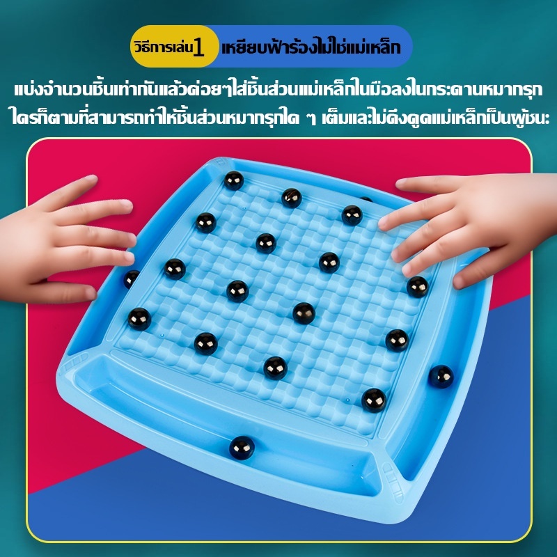 ของเล่น เกมกระดานหมากรุกแม่เหล็ก เสริมทักษะการเรียนรู้ ของเล่นเสริมทักษะการคิด สําหรับเด็ก ของขวัญคริสต์มาส - รูปที่ 6