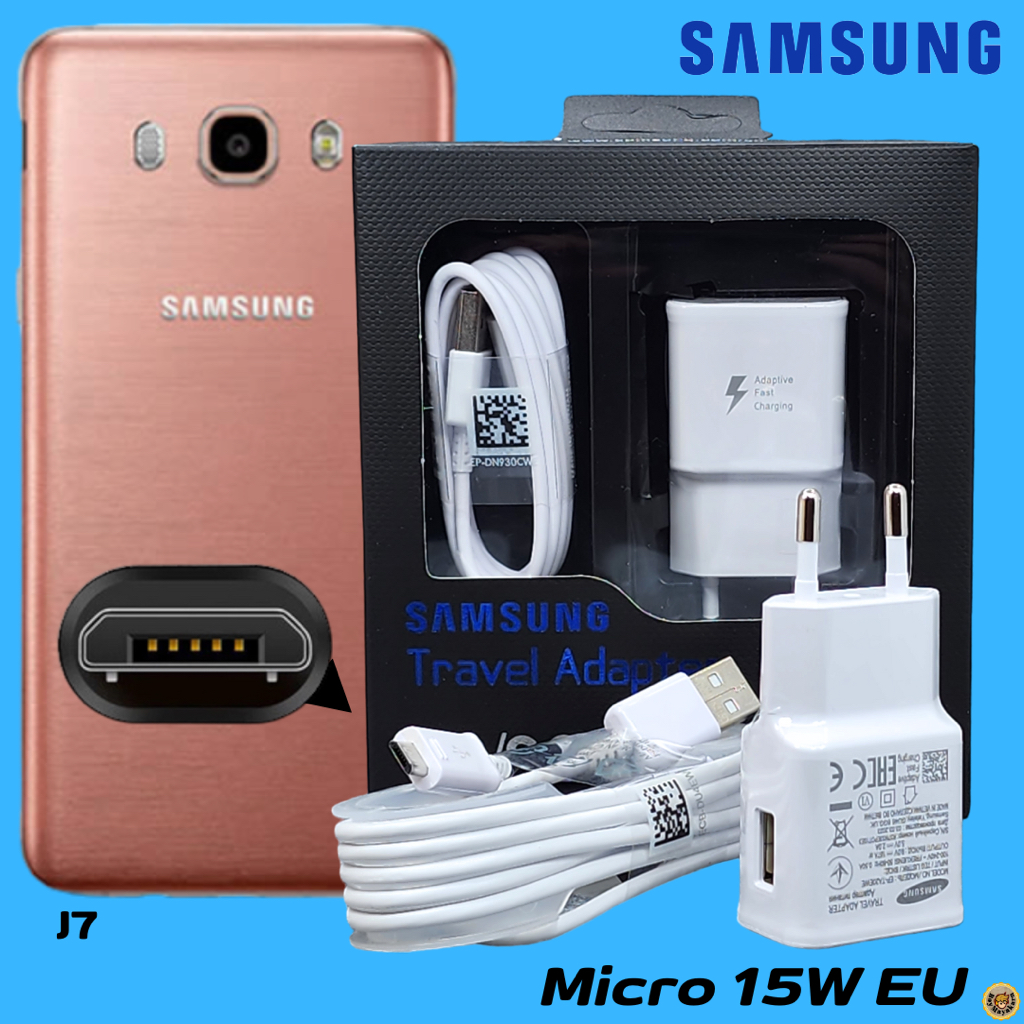 ที่ชาร์จ Samsung 15W Micro (EU) หัวชาร์จ สายชาร์จ ไมโคร สำหรับ ซัมซุง J7 Adaptive Fast Charging ชาร์จด่วนแบบพิเศษ