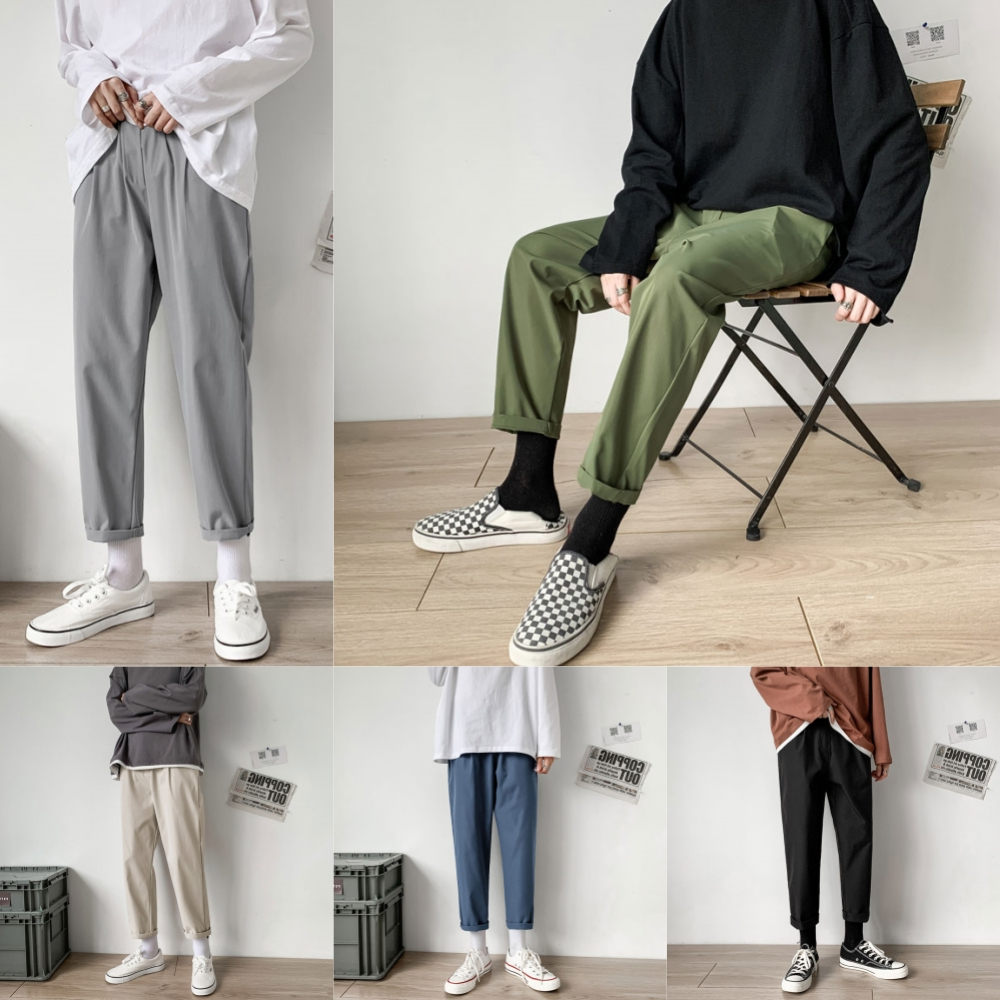 MCAD88 กางเกงขาเต่อ 5 ส่วน ผ้ายืดนิดหน่อย เอว 28-36 นิ้ว ใส่ทำงาน ใส่เที่ยวผู้ชาย M-2XL มีให้เลือก5สี