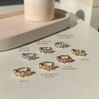 Krystal Earcuff ต่างหูแบบหนีบประดับคริสตัล