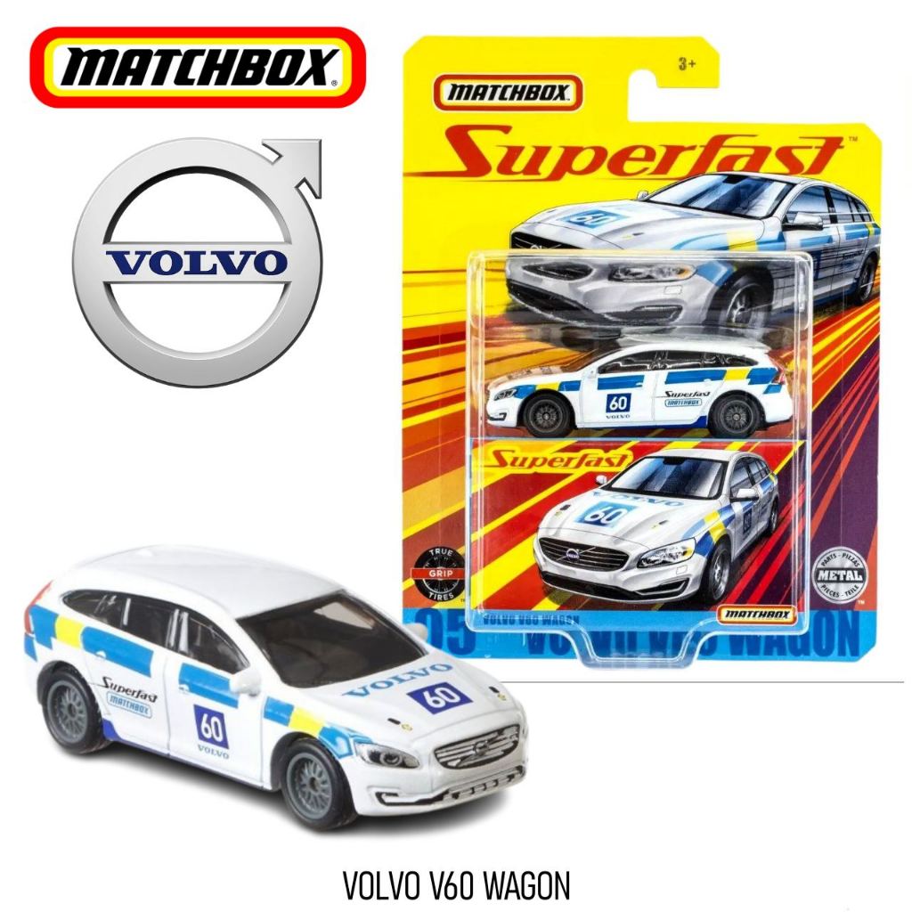 โมเดลรถเหล็ก MATCHBOX รุ่น VOLVO V60 WAGON ลิขสิทธิ์แท้100% 30782 #