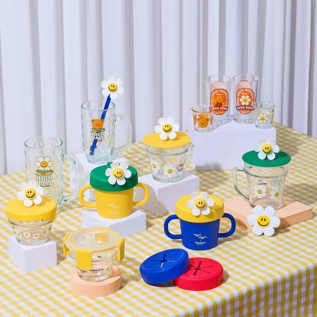 ( พร้อมส่ง ) Wiggle Wiggle x Glasslock High Ball Collection ชุดแก้วขายดี