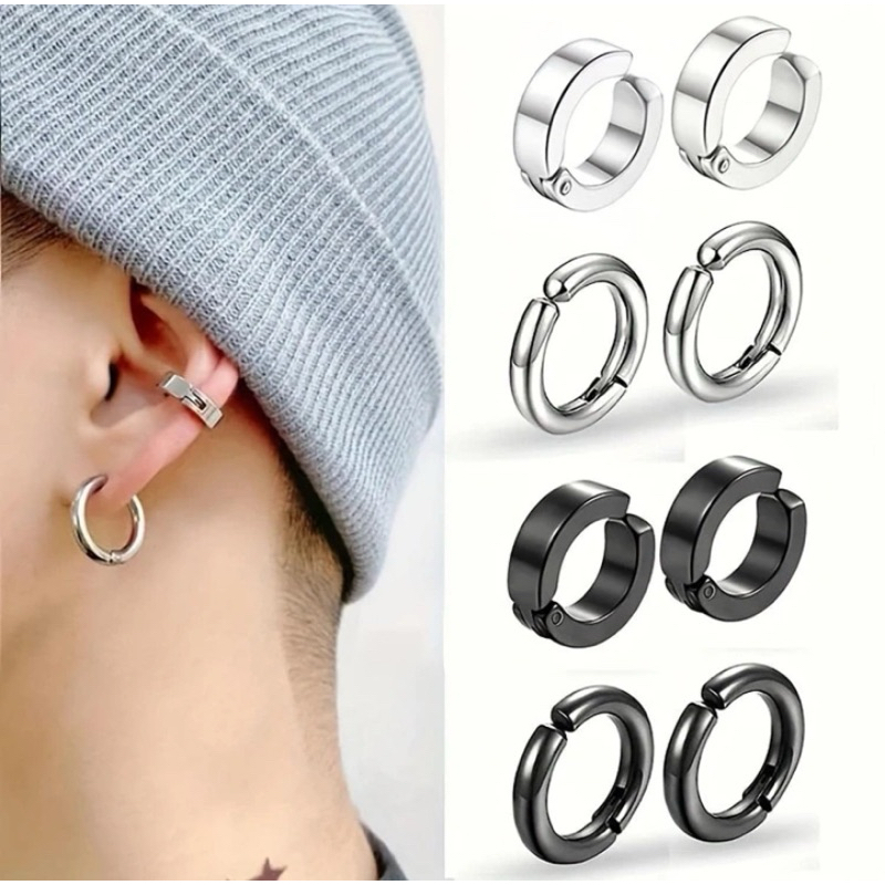 พร้อมส่ง ต่างหูสไตล์ใหม่แบบหนีบไม่ต้องเจาะให้เจ็บ