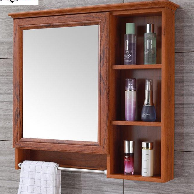 ☎Bathroom mirror cabinet wall mounted washroom