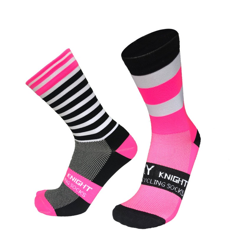 947 MACH SKY KNIGHT ถุงเท้าปั่นจักรยานไนลอนคุณภาพสูงสำหรับผู้ชายและผู้หญิงที่มีลายเท้าซ้ายและขวากีฬา