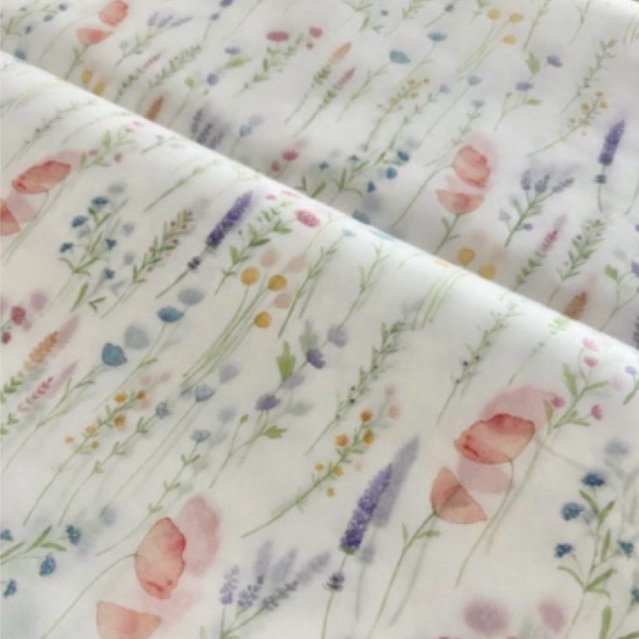 Tissue paper | กระดาษไขห่อสินค้า พิมพ์ลาย blossom (แพ็คละ50ใบ)