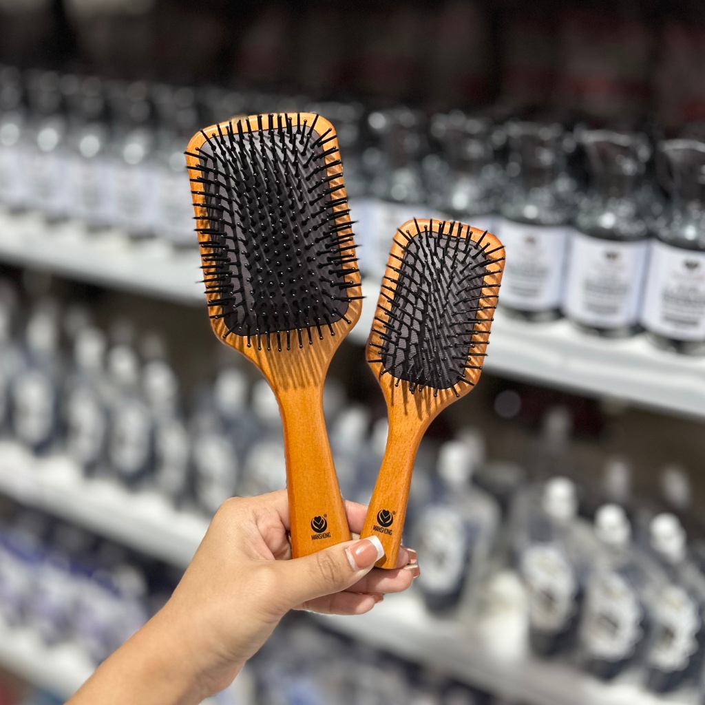 LTQ BEAUTY หวีแปรงด้ามไม้ขนาดใหญ่ หวีแปรงใหญ่ คุณภาพดีมาก