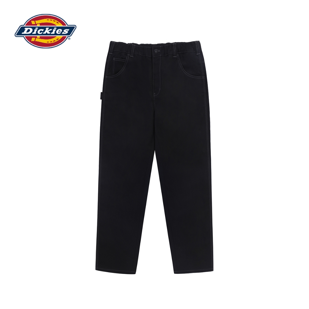 DICKIES MENS PANTS COTTON TWILL ELASTIC WAISTBAND กางเกงขายาว ผู้ชาย