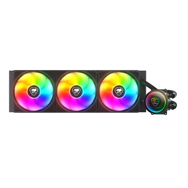 CPU LIQUID COOLER COUGAR (ระบบระบายความร้อนด้วยน้ำ) COUGAR POSEIDON ELITE 360 ARGB BLACK