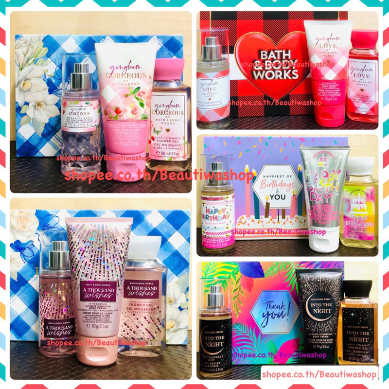 Bath & Body Works Signature Collection Travel set 3S. ชุดของขวัญมอบให้แทนความรู้สึกดีๆ สุขใจทั้งผู้ให้และผู้รับ สุดคุ้ม