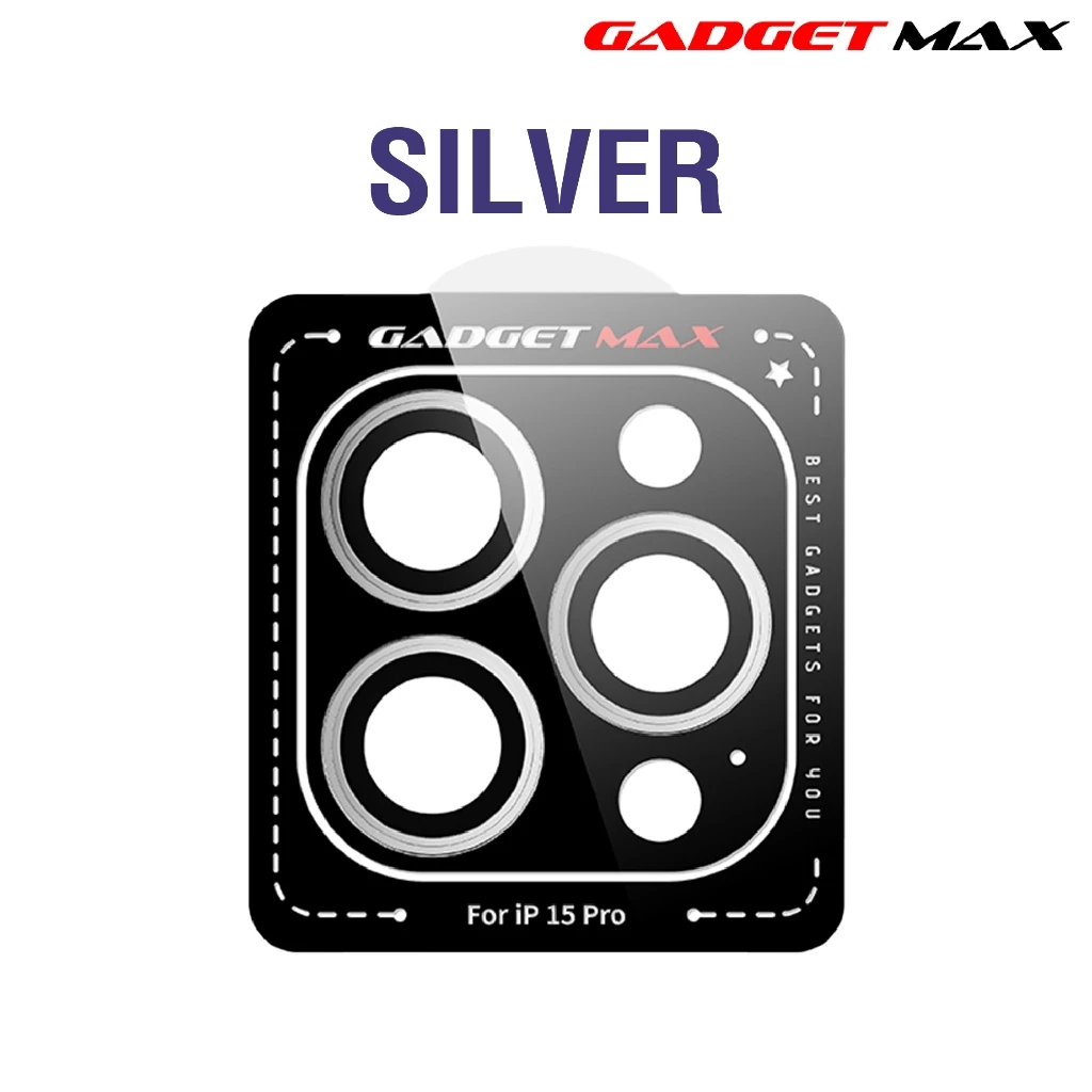 GADGET MAX Glass Pro Lens Protector Metal Frame iPhone 15 Pro / 15 Pro Max thumbnail 5
