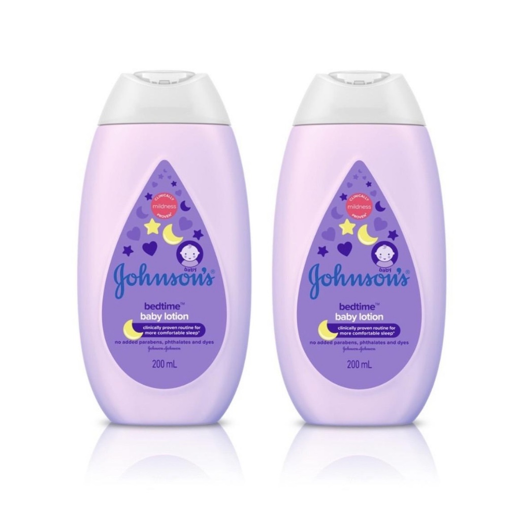 Johnson's จอห์นสัน ครีมบำรุงผิวเด็ก เบดไทม์ โลชั่น 100 มล. 1 แถม 1 [ 2 ขวด ]