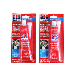 กาวประเก็นแดง DAITEN ประเก็น กาวแดง ทาประเก็น จำนวน 6 หลอด 26B - High-Temp RTV Silicone Gasket Maker ขนาด 85 กรัม
