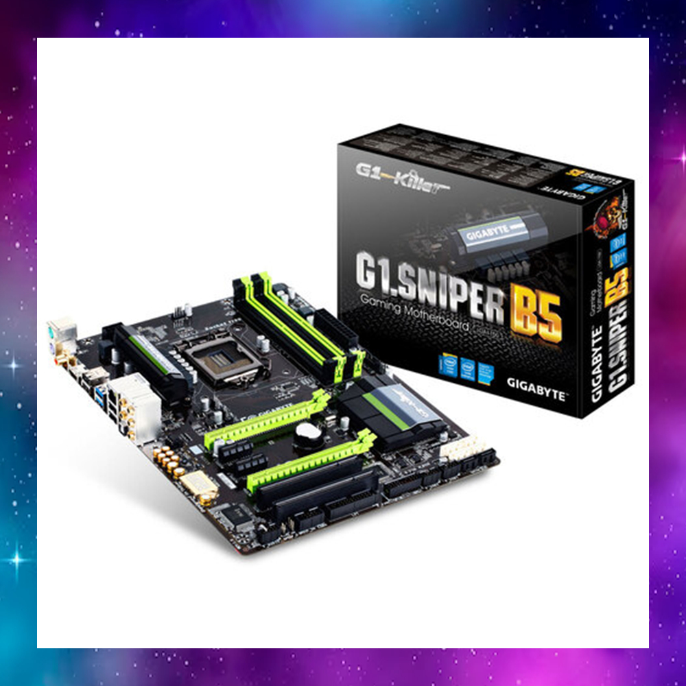 MAINBOARD (เมนบอร์ด) 1150 GIGABYTE G1 SNIPER B5 GEN4 ตำหนิLANเสีย ใช้งานปกติ