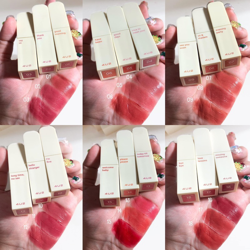 4U2 LOVE YOU BABE TINT MATTE -  ทินท์แมทเนื้อ VELVET
