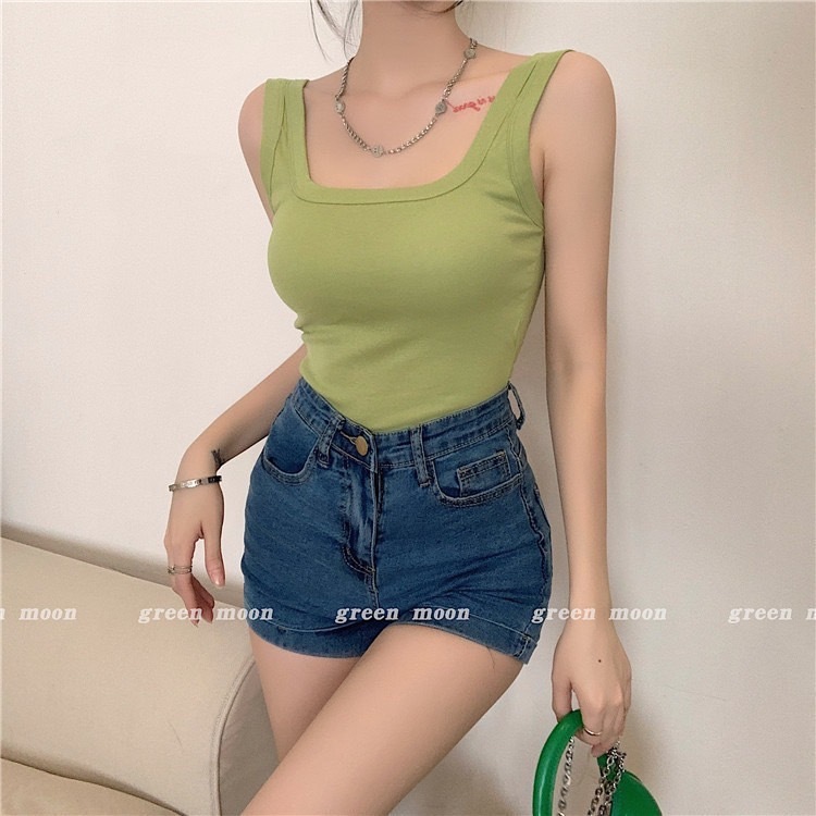 เสื้อกล้ามผู้หญิง เปิดหลัง เซ็กซี่ ไม่ต้องใส่เสื้อใน  มีฟองน้ำในตัว ผ้าฝ้าย  ผ้านิ่ม ใส่สบาย   #630 NBX