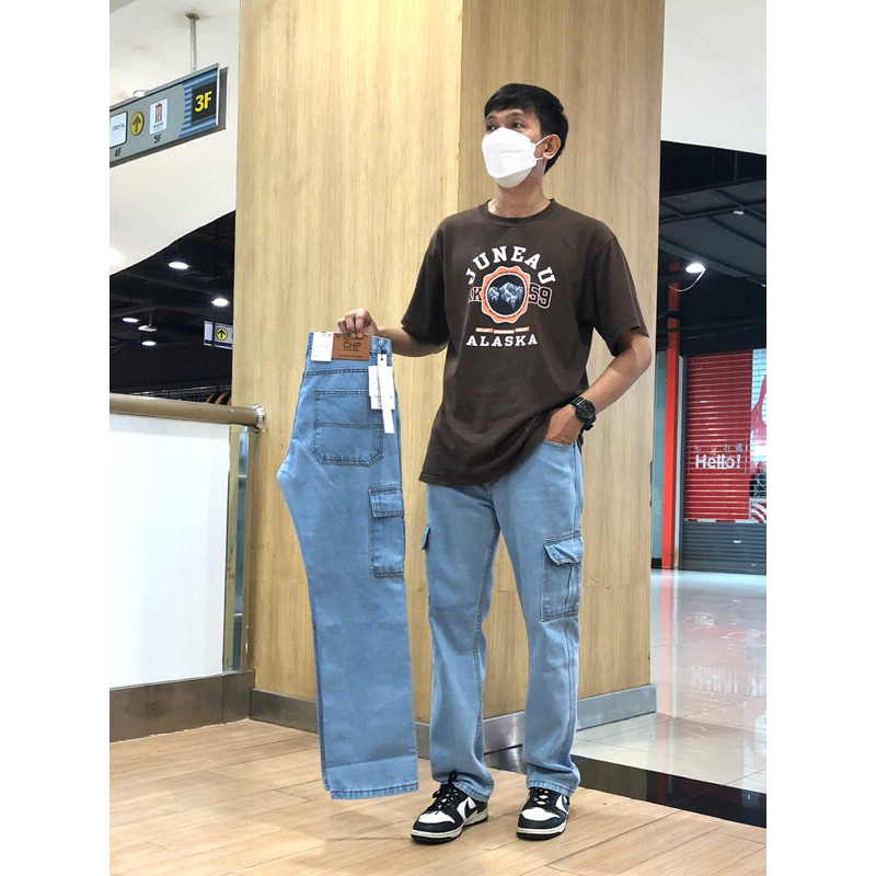 ยีนส์คาร์โก้ขายาวCHP