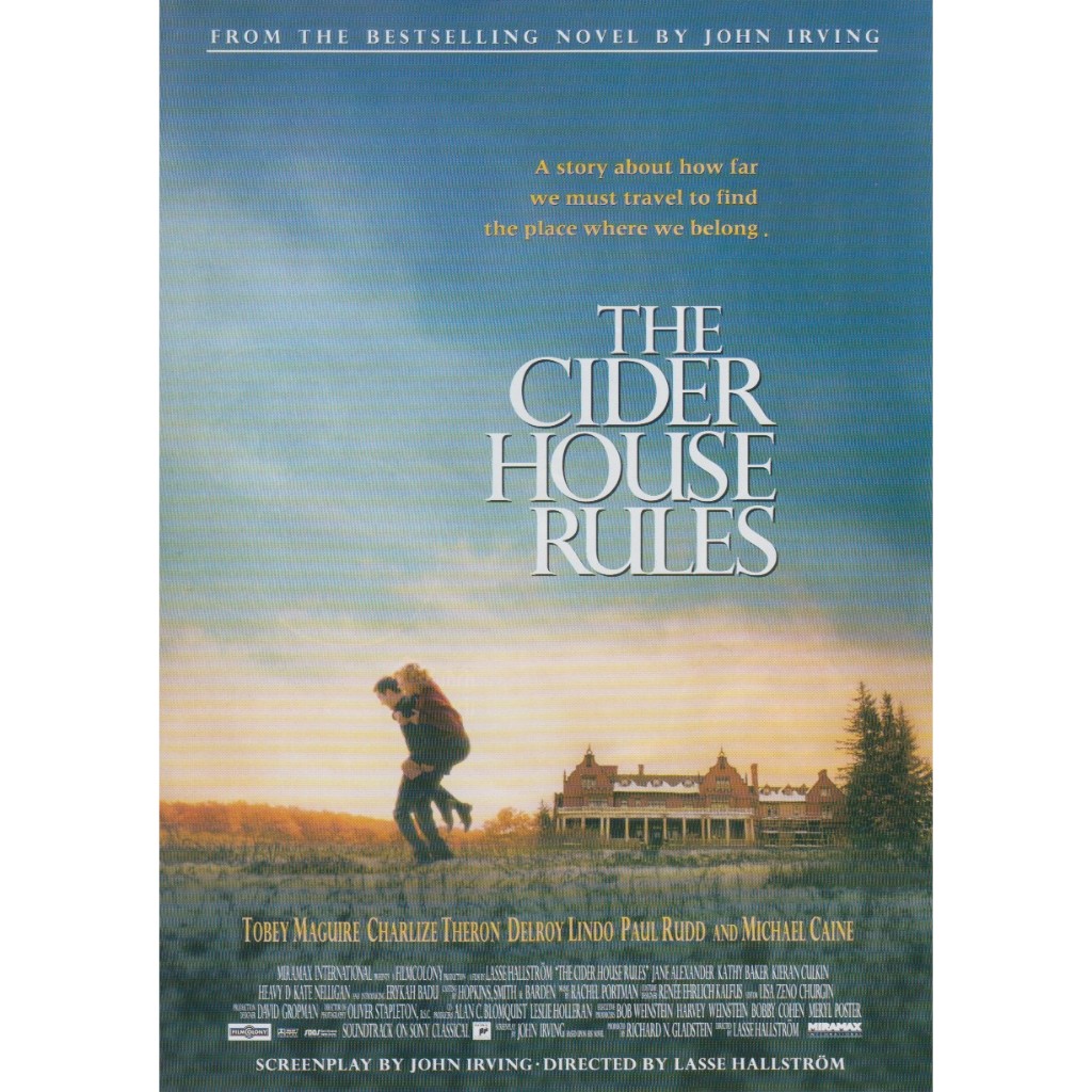 ็HANDBILL แฮนด์บิล ใบปิดหนัง ภาพยนตร์ ปี 1999 เรื่อง The Cider House Rules