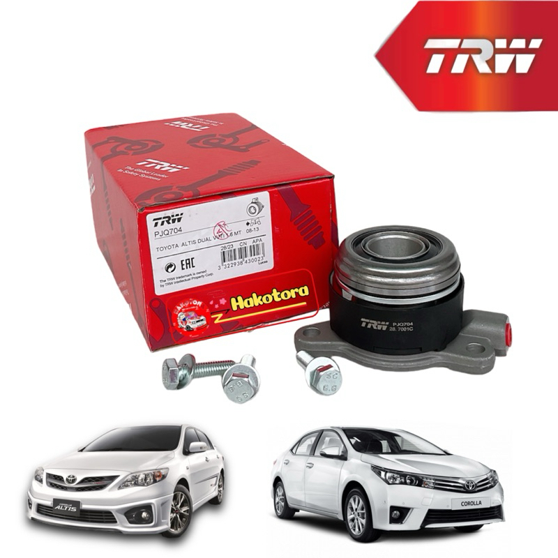 ลูกปืนครัช แม่ปั๊มคลัทช์ล่าง Toyota ALTIS 1-3ZRFE DUAL VVT 1.6 MT 2010-2018 ยี่ห้อ TRW รหัส PJQ704