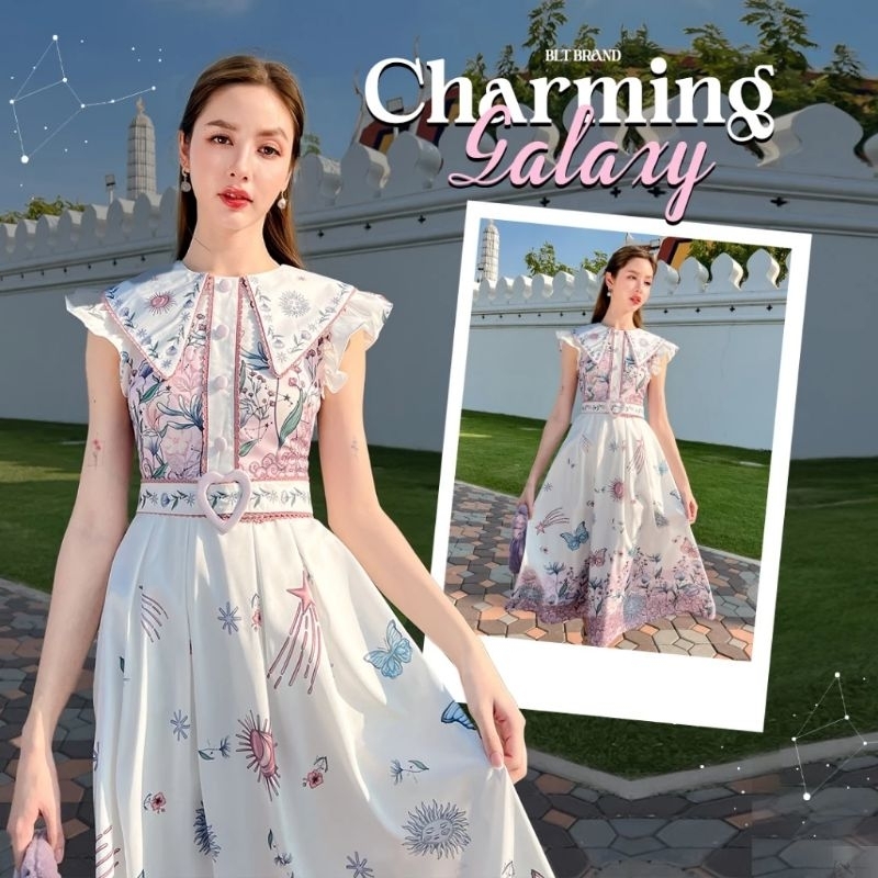 BLT BRAND : CHARMING GALAXY MAXI DRESS