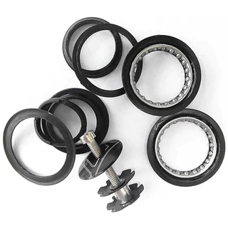 ชุดถ้วยคอจักรยานเสือภูเขา แบบอัดลูกปืนพวง ขนาดคอ 44/34 mm. ซาง1-1/8นิ้ว สำหรับอะไหล่รถจักรยาน