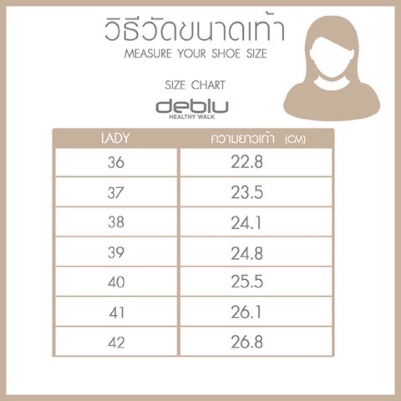 NFshoes ถูกสุด! รองเท้าแตะหญิง หูคีบ ติดโบว์ เพื่อสุขภาพ Deblu เดอบลู รุ่น L9403 ไซส์ 36-41 พื้นนุ่ม เบา ใส่สบาย