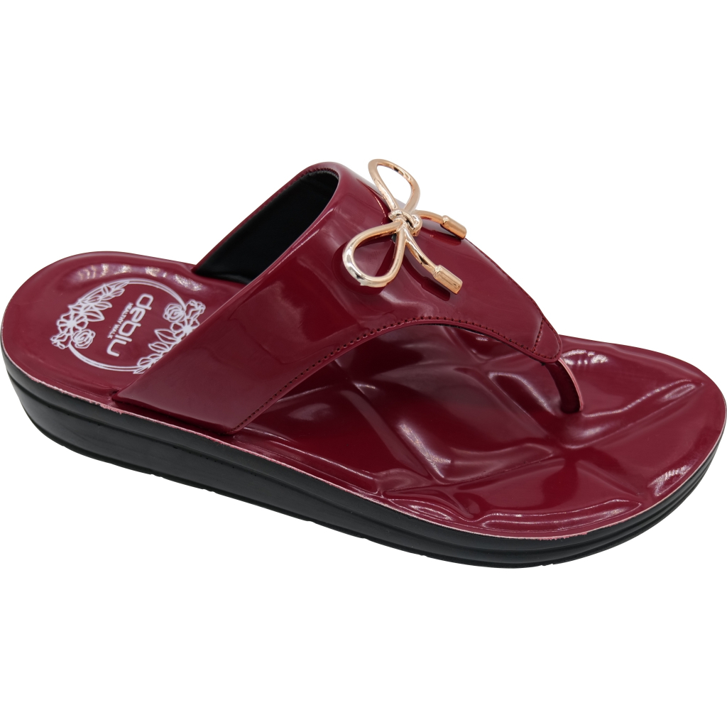 NFshoes ถูกสุด! รองเท้าแตะหญิง หูคีบ ติดโบว์ เพื่อสุขภาพ Deblu เดอบลู รุ่น L9403 ไซส์ 36-41 พื้นนุ่ม เบา ใส่สบาย