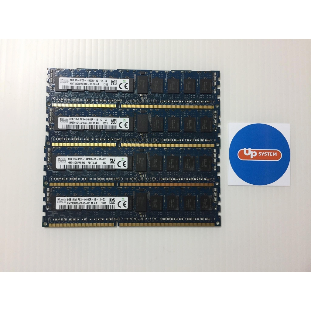 RAM แรม 8GB /1Rx4 PC3 14900R /ECC /SK Hynix (มือ2)