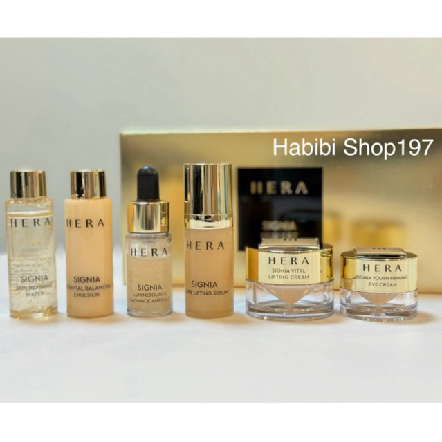 HERA Signia Deluxe Kit (Set 6 ชิ้น มี Hera Signia Luminesource Radiance Firming Serum ตัวใหม่ด้วยค่ะ)