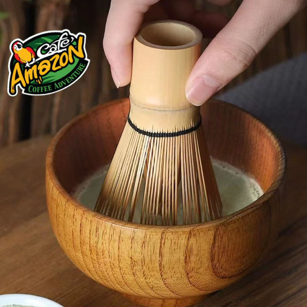 [St.Coco Cafe]ชามไม้ ถ้วยมัทฉะ อุปกรณ์ชงชา แบบญี่ปุ่น