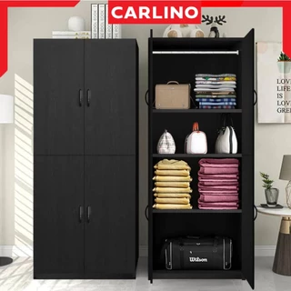 CARLINO : 4 Door Wardrobe 3 SHELVES ชั้นวางของ ตู้เก็บของ ตู้อเนกประสงค์ 4 ประตู